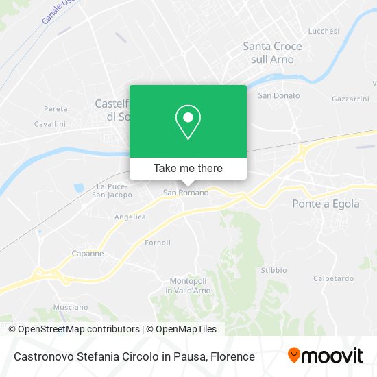 Castronovo Stefania Circolo in Pausa map