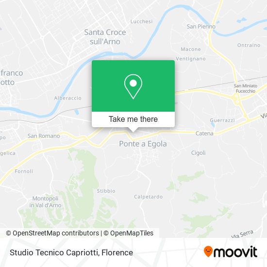 Studio Tecnico Capriotti map
