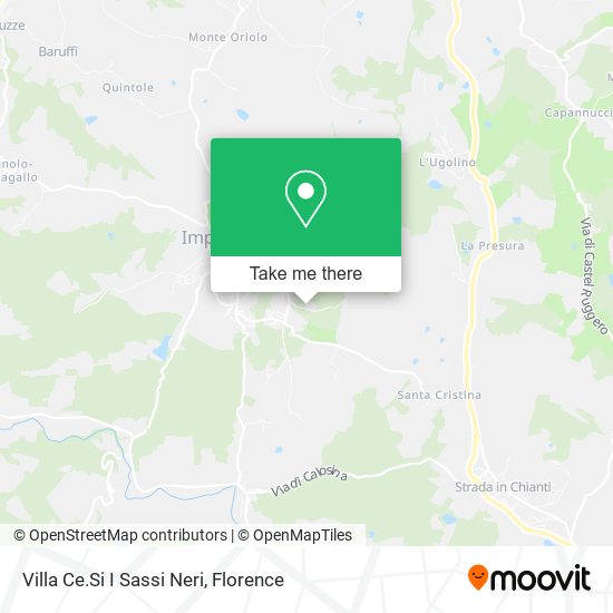 Villa Ce.Si I Sassi Neri map