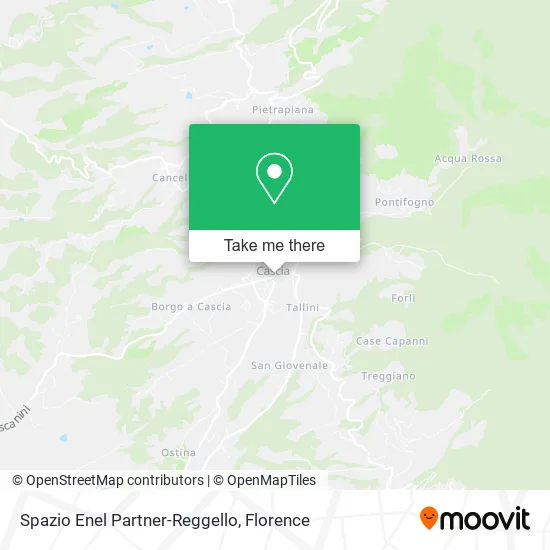 Spazio Enel Partner-Reggello map