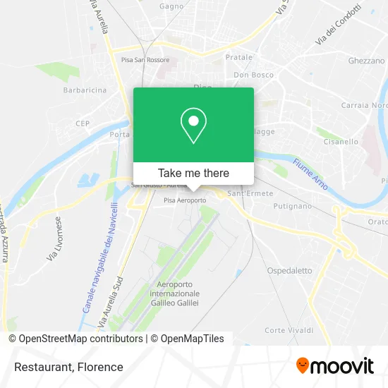 Restaurant map