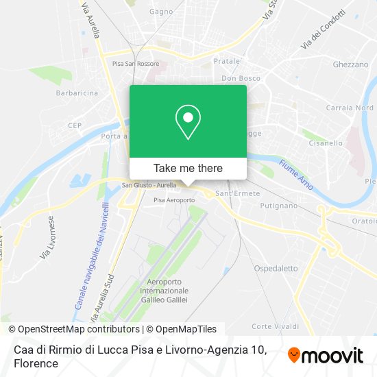 Caa di Rirmio di Lucca Pisa e Livorno-Agenzia 10 map