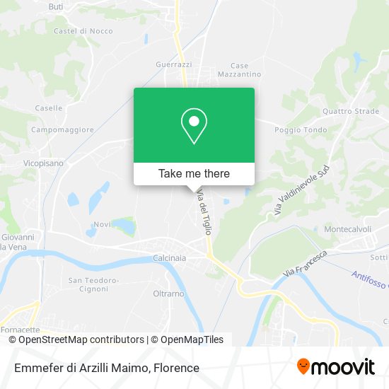 Emmefer di Arzilli Maimo map