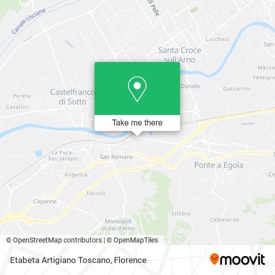 Etabeta Artigiano Toscano map
