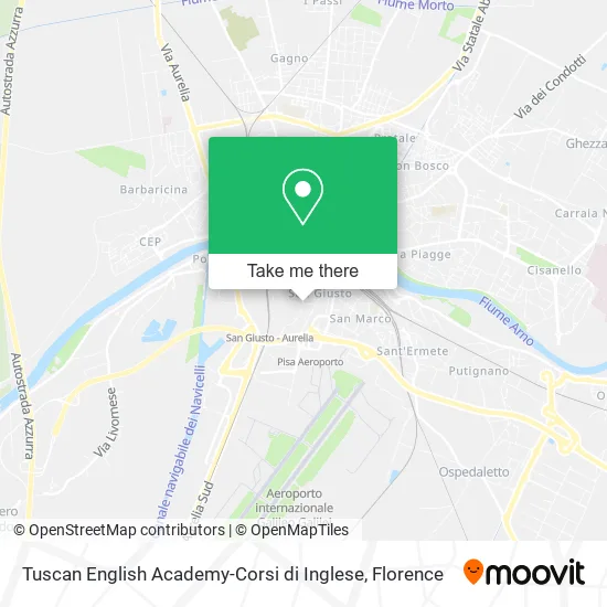 Tuscan English Academy-Corsi di Inglese map