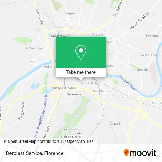 Derplast Service map