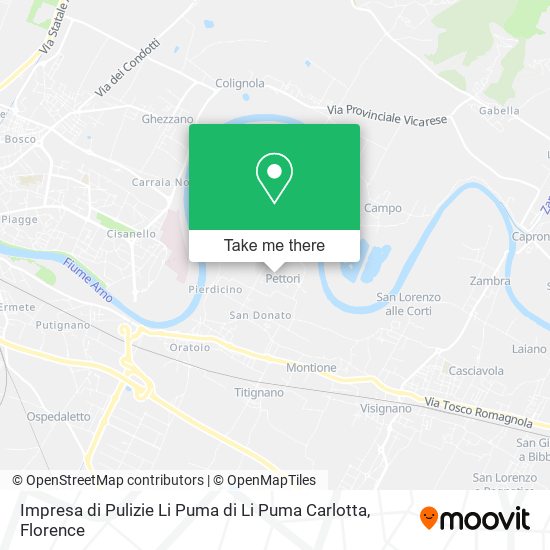 Impresa di Pulizie Li Puma di Li Puma Carlotta map