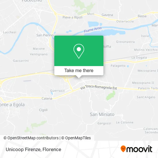 Unicoop Firenze map