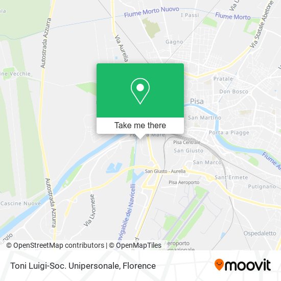 Toni Luigi-Soc. Unipersonale map