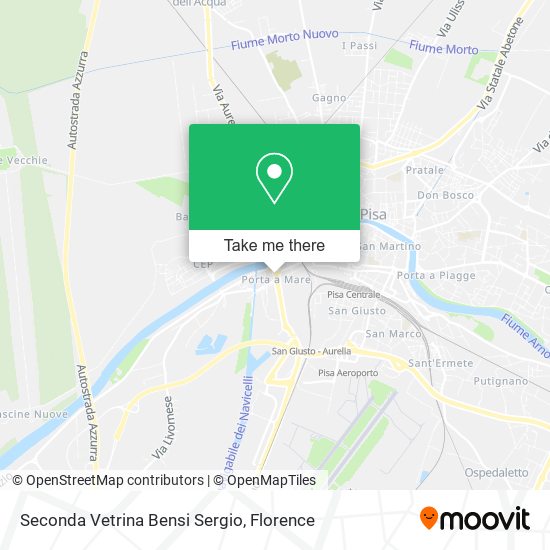 Seconda Vetrina Bensi Sergio map