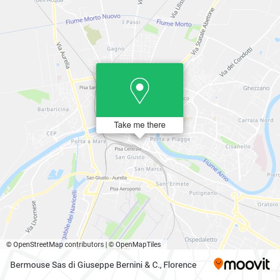 Bermouse Sas di Giuseppe Bernini & C. map