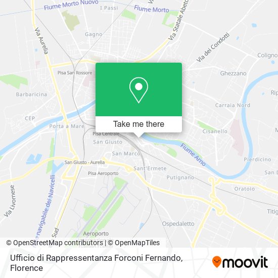Ufficio di Rappressentanza Forconi Fernando map