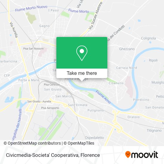 Civicmedia-Societa' Cooperativa map