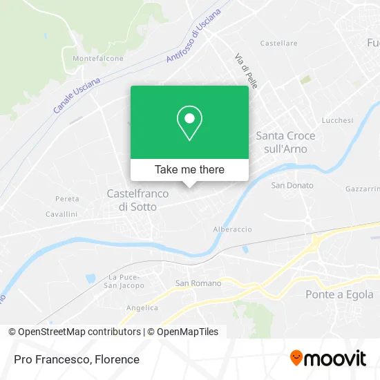 Pro Francesco map