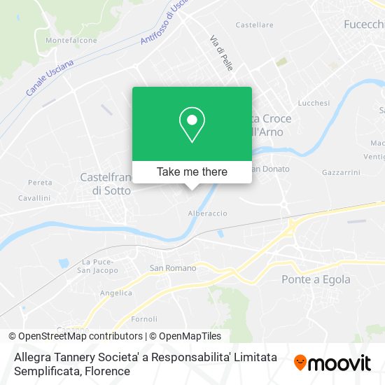 Allegra Tannery Societa' a Responsabilita' Limitata Semplificata map