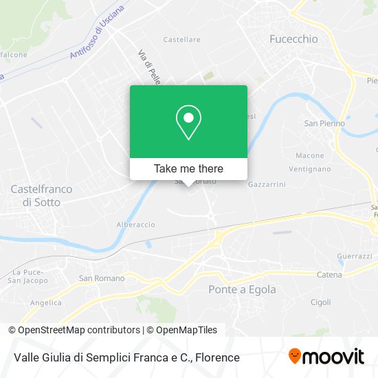 Valle Giulia di Semplici Franca e C. map