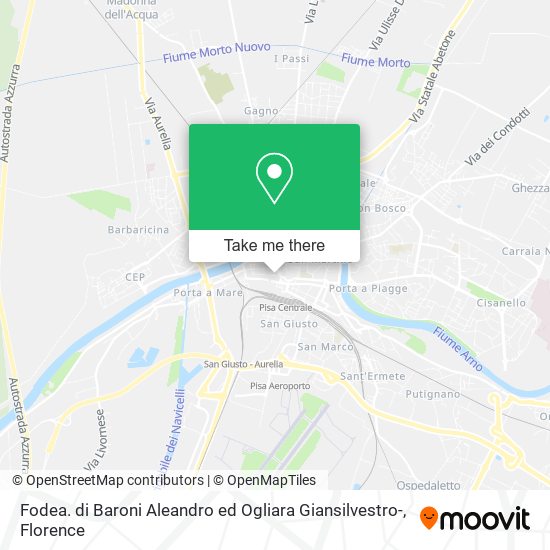 Fodea. di Baroni Aleandro ed Ogliara Giansilvestro- map