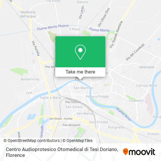 Centro Audioprotesico Otomedical di Tesi Doriano map