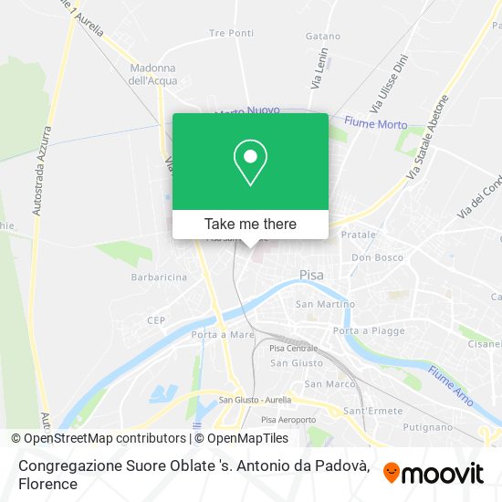 Congregazione Suore Oblate 's. Antonio da Padovà map