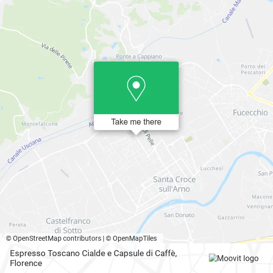 Tuscan Espresso Coffee Pods and Capsules map