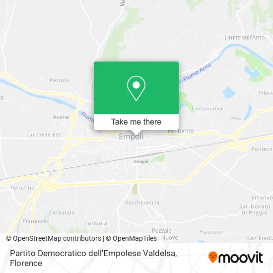 Partito Democratico dell'Empolese Valdelsa map