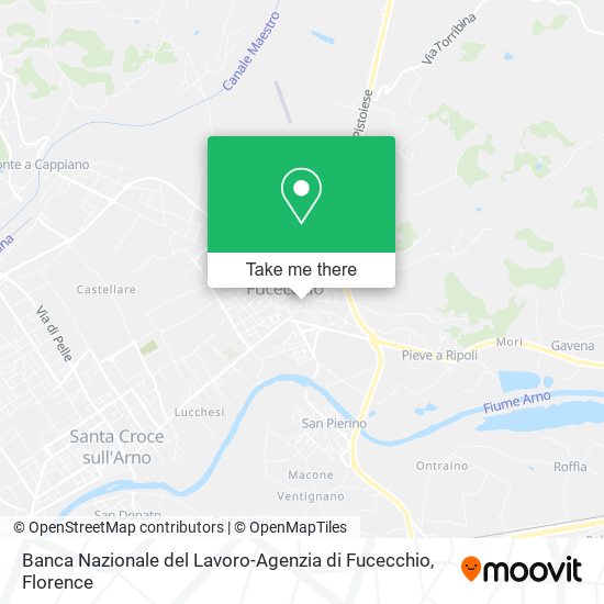 Banca Nazionale del Lavoro-Agenzia di Fucecchio map