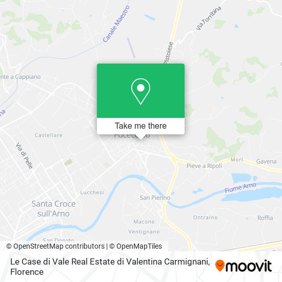 Le Case di Vale Real Estate di Valentina Carmignani map