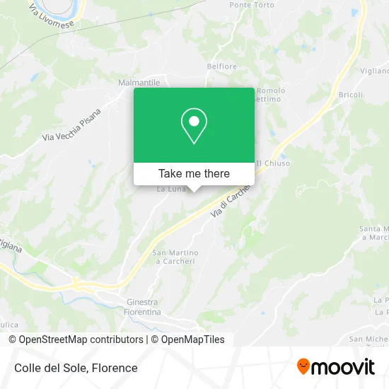 Colle del Sole map