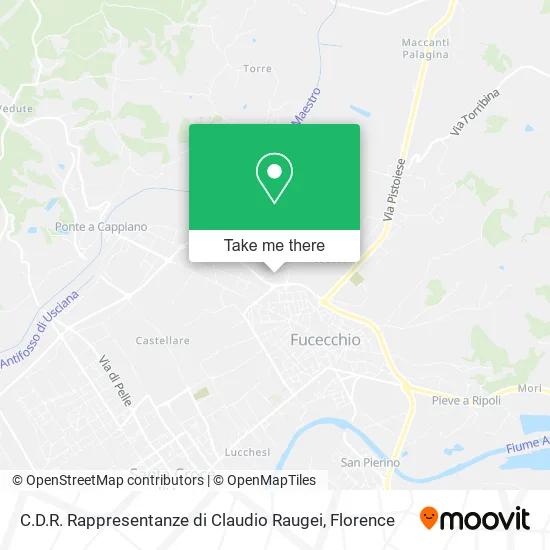 C.D.R. Rappresentanze di Claudio Raugei map