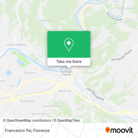 Francesco Tei map