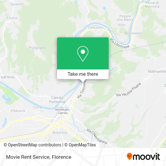 Movie Rent Service map