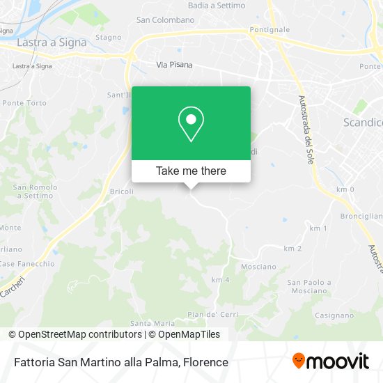 Fattoria San Martino alla Palma map
