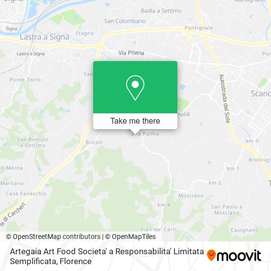 Artegaia Art Food Societa' a Responsabilita' Limitata Semplificata map