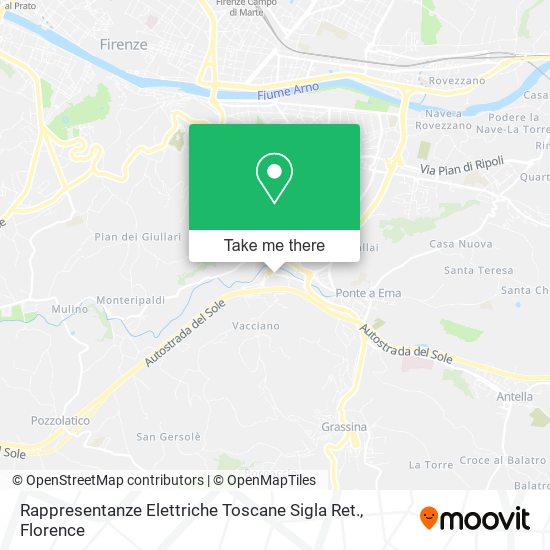 Rappresentanze Elettriche Toscane Sigla Ret. map