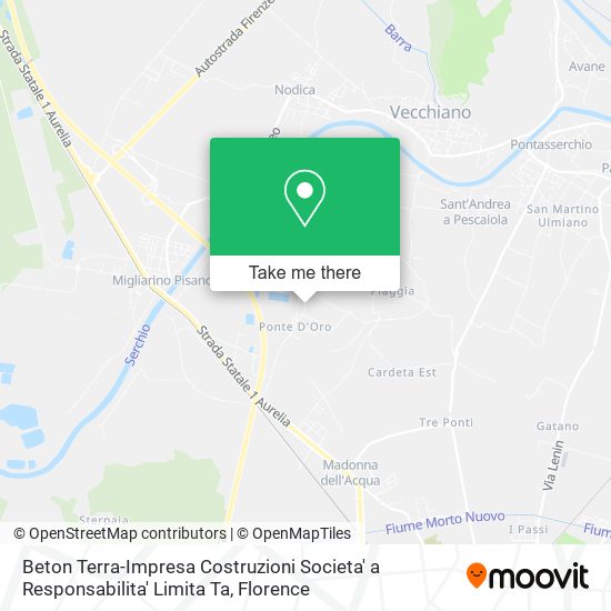 Beton Terra-Impresa Costruzioni Societa' a Responsabilita' Limita Ta map
