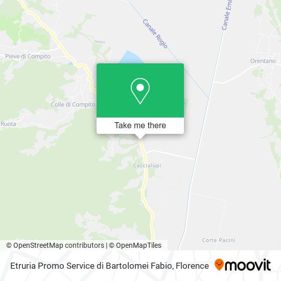 Etruria Promo Service di Bartolomei Fabio map