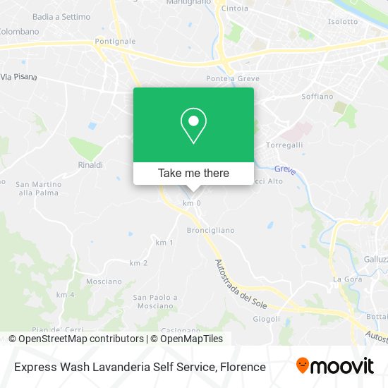 Express Wash Lavanderia Self Service map