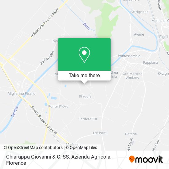 Chiarappa Giovanni & C. SS. Azienda Agricola map