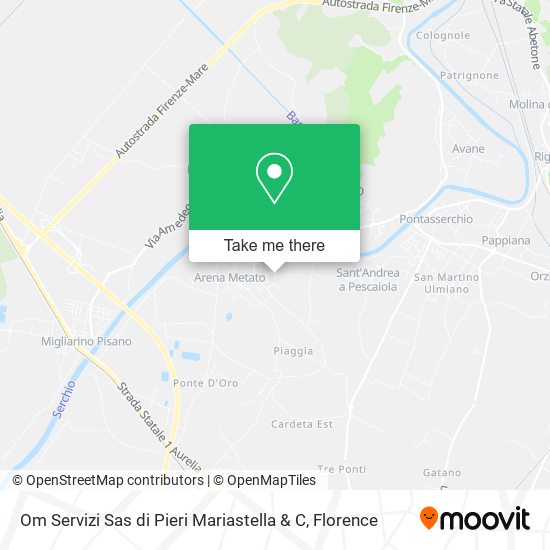 Om Servizi Sas di Pieri Mariastella & C map