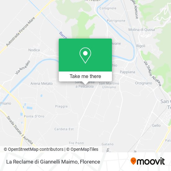 La Reclame di Giannelli Maimo map