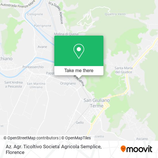 Az. Agr. Ticoltivo Societa' Agricola Semplice map