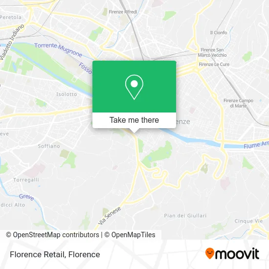 Florence Retail map