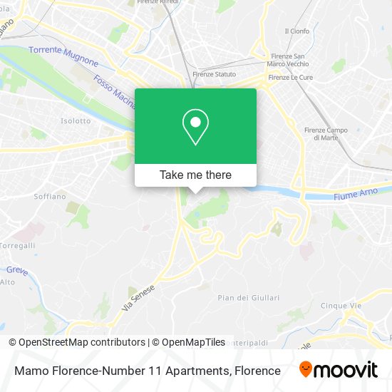 Mamo Florence-Number 11 Apartments map
