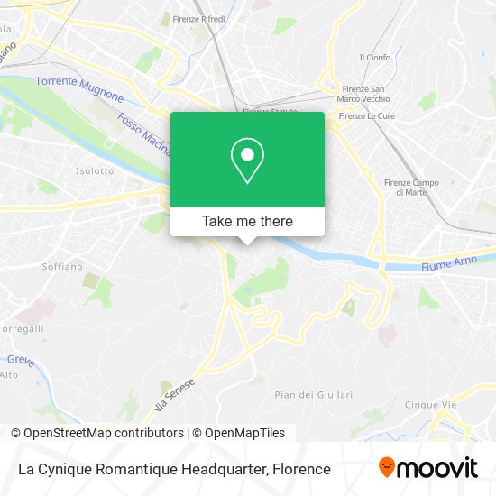 La Cynique Romantique Headquarter map
