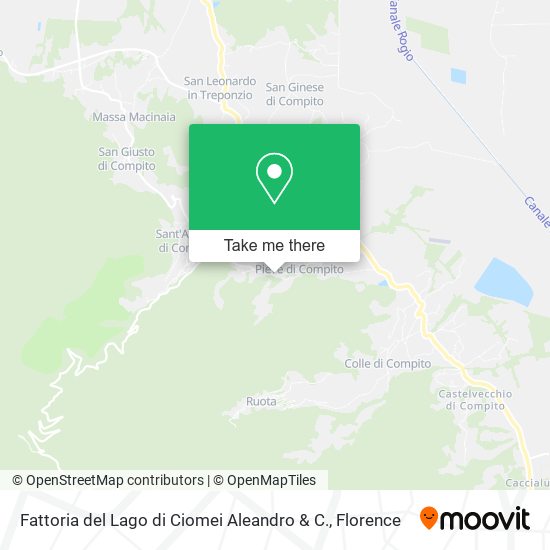 Fattoria del Lago di Ciomei Aleandro & C. map
