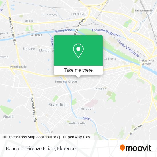 Banca Cr Firenze Filiale map