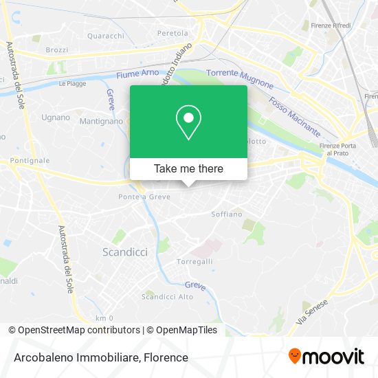 Arcobaleno Immobiliare map