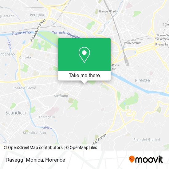 Raveggi Monica map