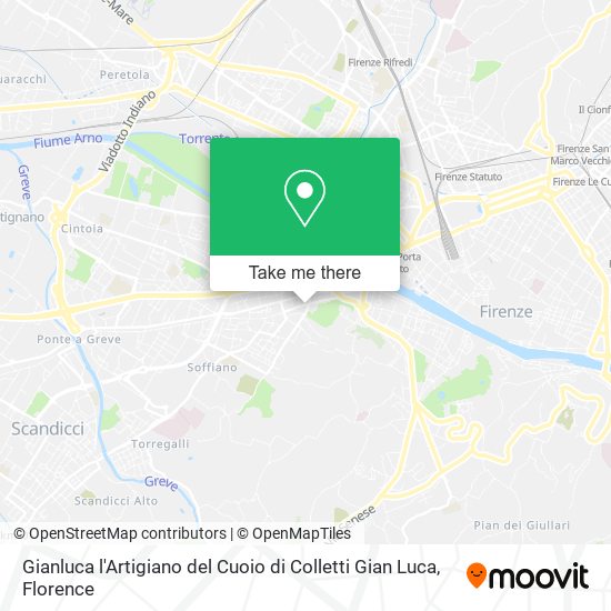Gianluca l'Artigiano del Cuoio di Colletti Gian Luca map