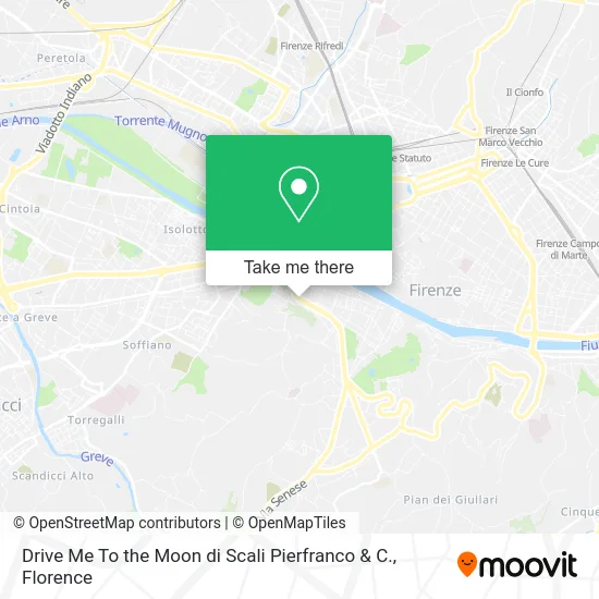 Drive Me To the Moon by Scali Pierfranco & Co. map